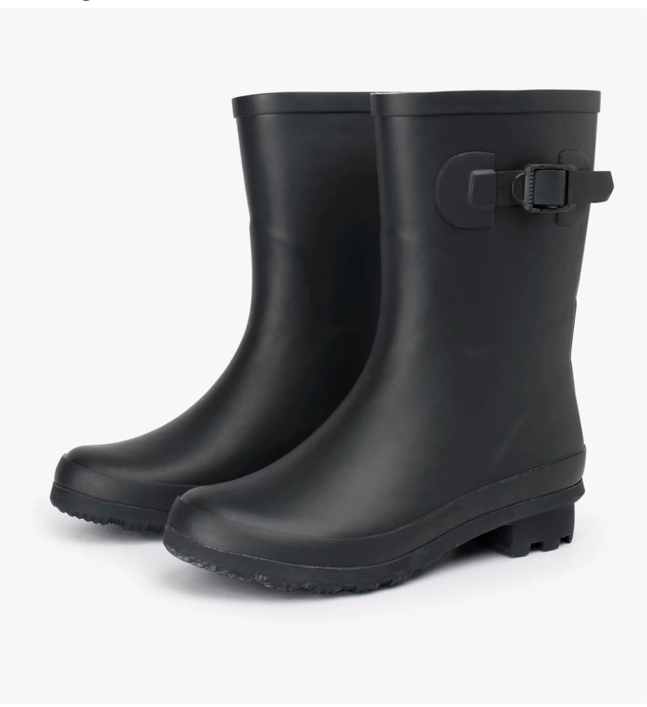 Alpine Swiss Black Rain Boots Size 9 - photo 4