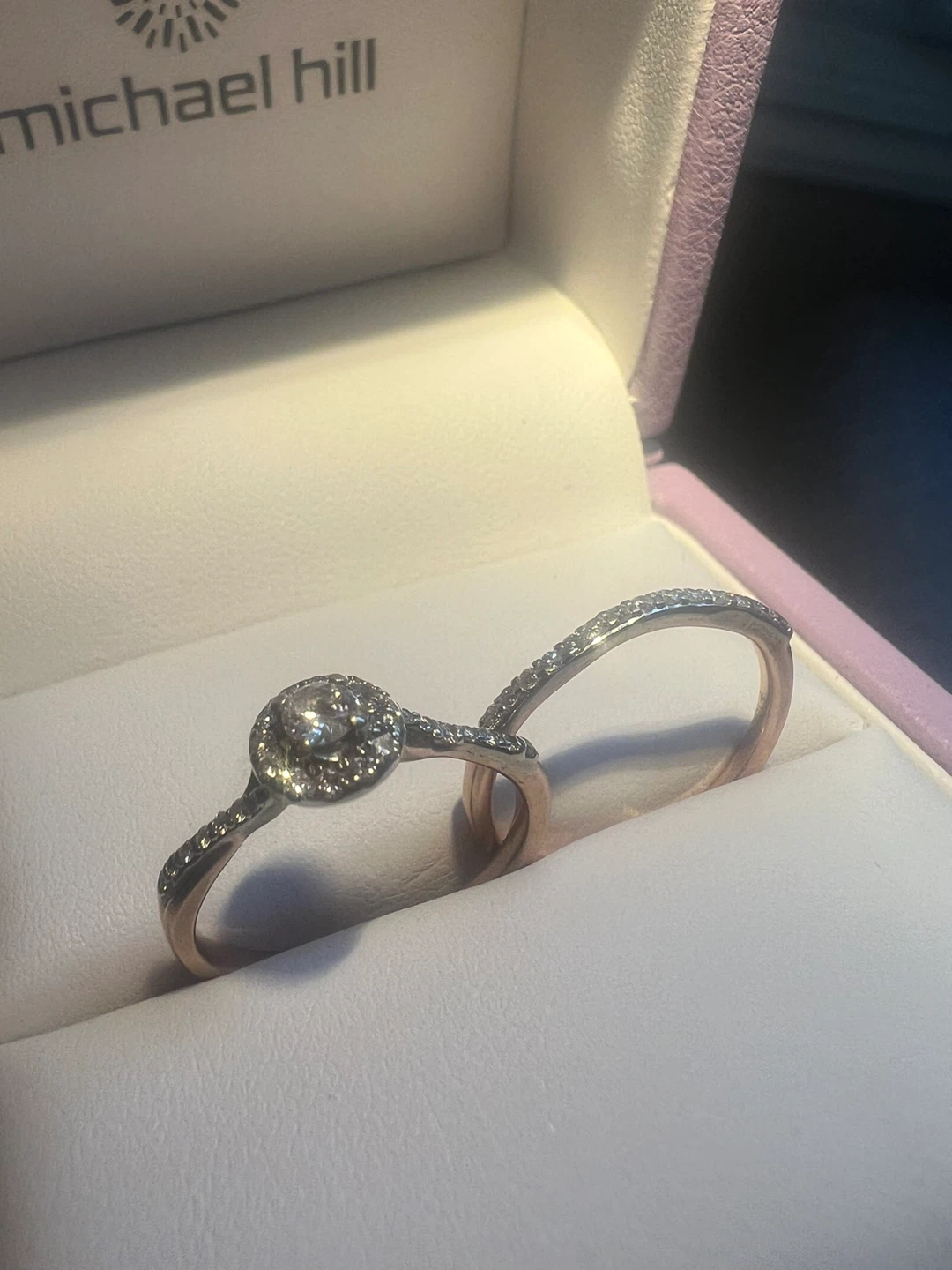 10 k  Diamond Engagement Ring Set - photo 2