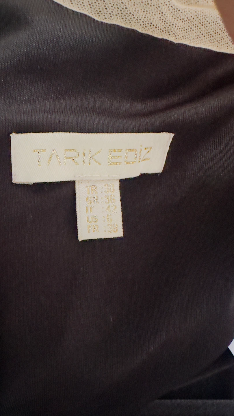 Tarik Ediz Black Gown - photo 2