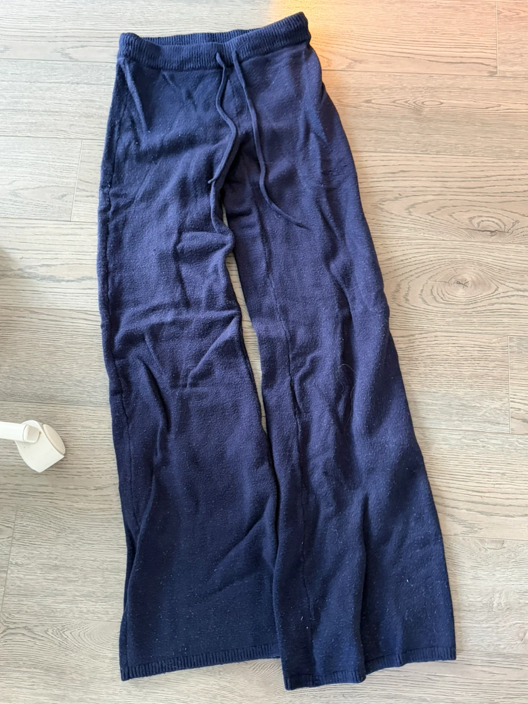 GARAGE Navy Blue Knit Lounge Pants