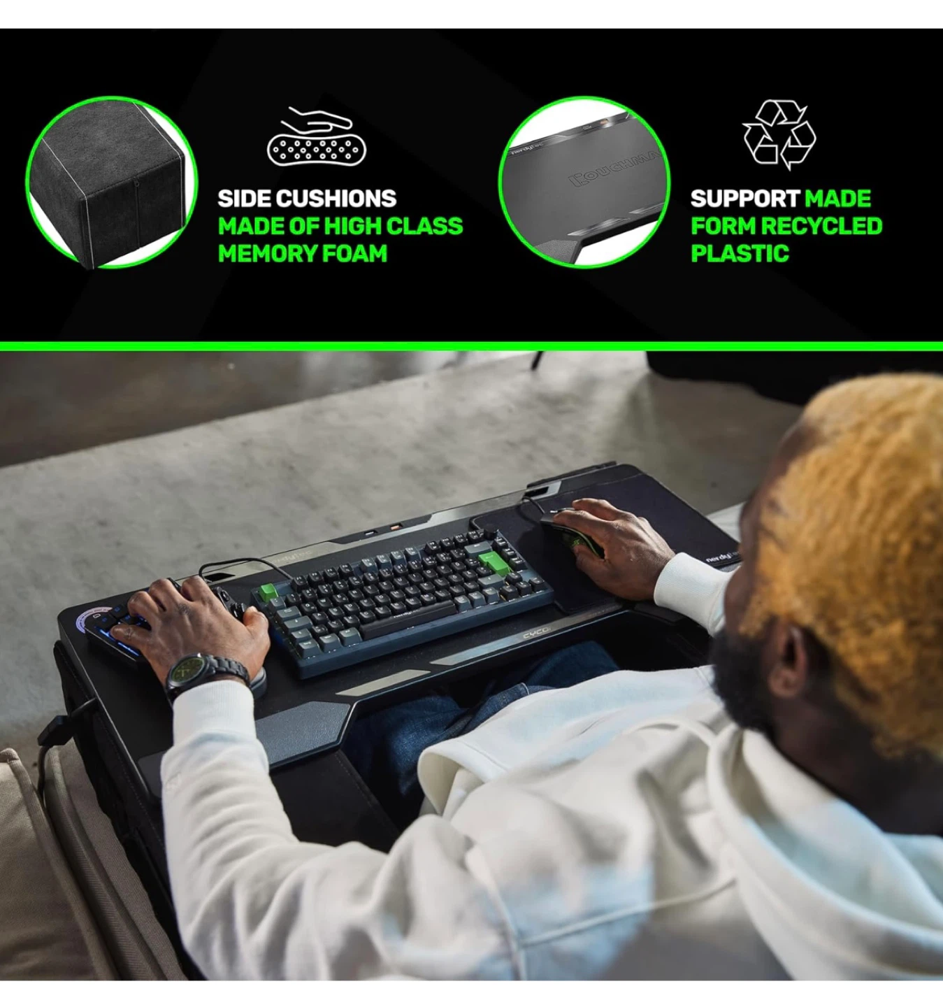 Gaming Lap Desk / Couch Desk – Cyboss Couchmaster - photo 2