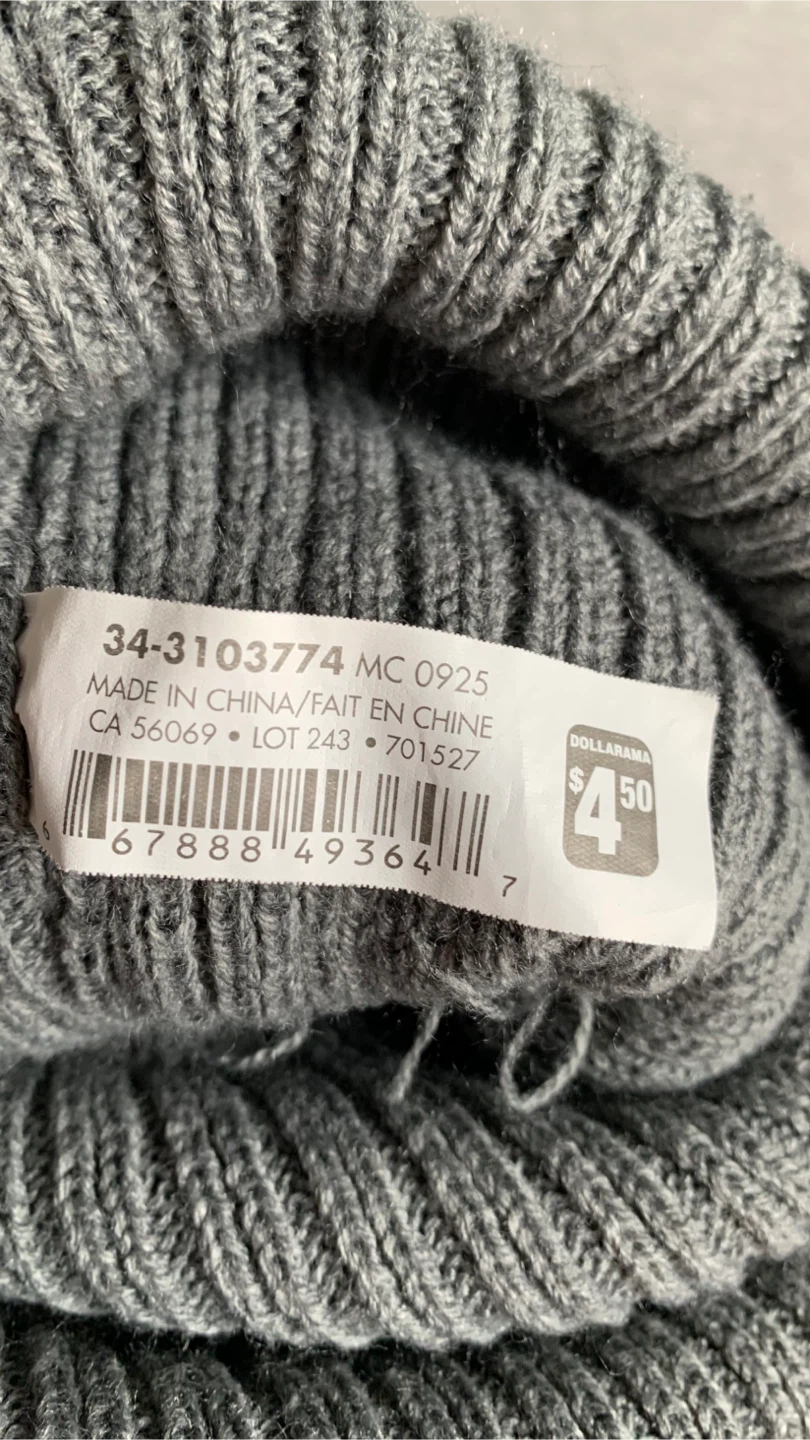 Grey Pom Pom Toque - photo 3