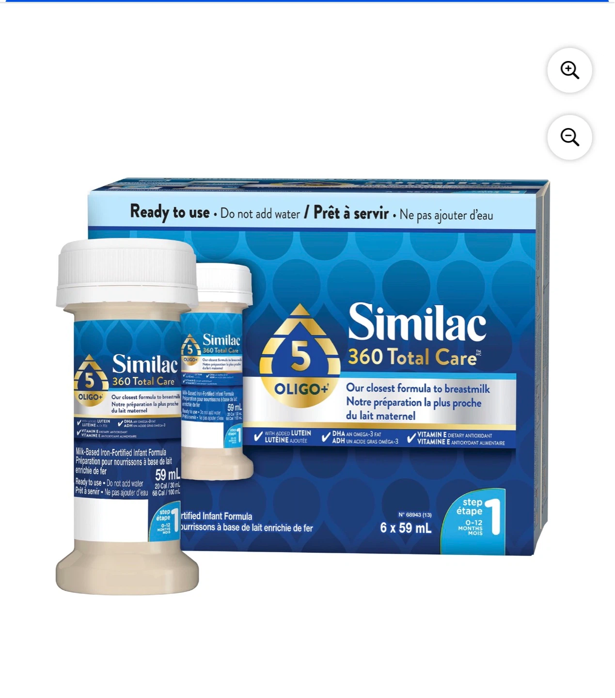 Similac 360 Total Care Infant Formula, 6 x 59 mL bottles - photo 2