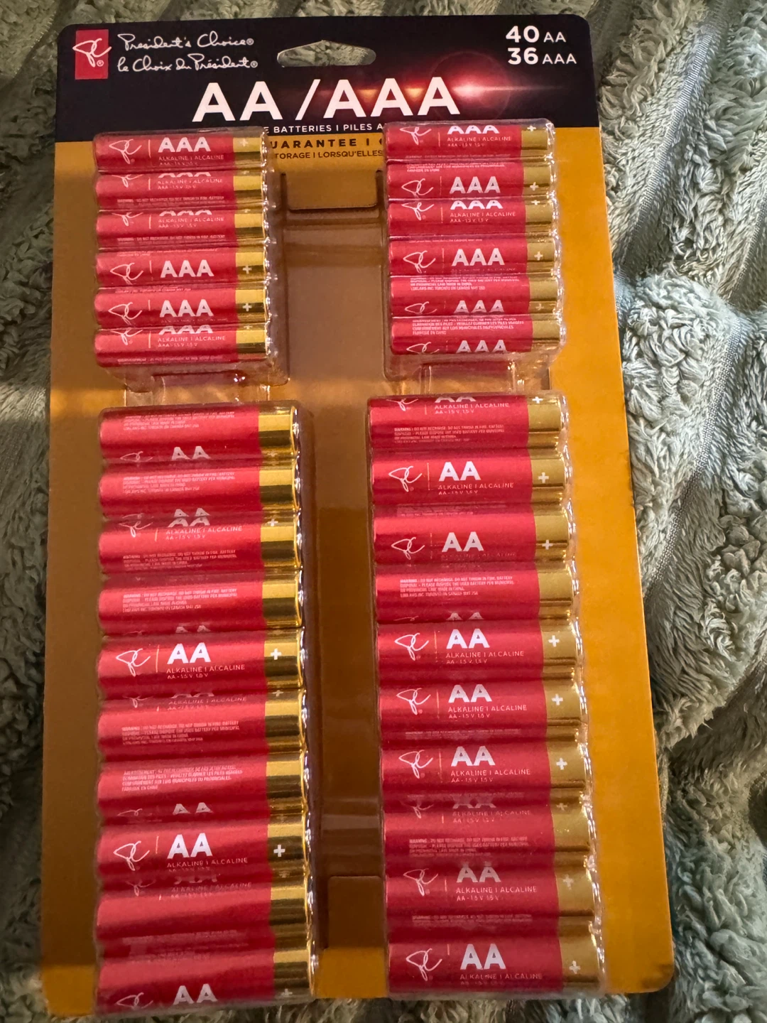 President's Choice AA/AAA Alkaline Batteries