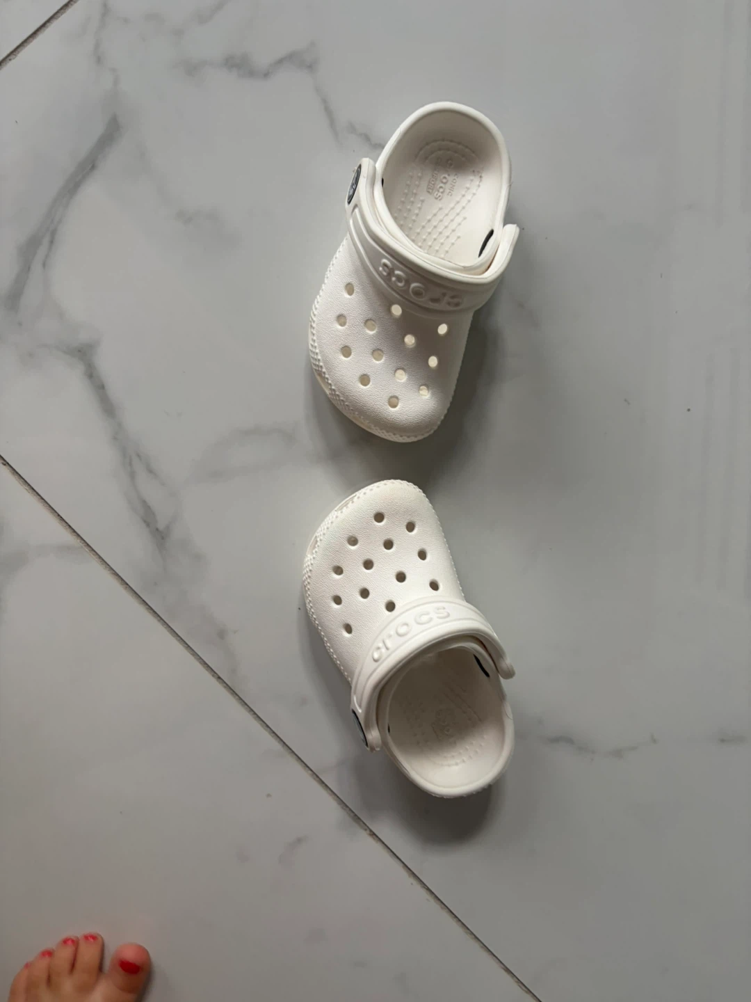 White Crocs Kids - photo 3