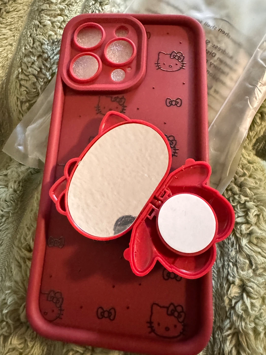 Hello Kitty iPhone 15 Pro Max Case - Burgundy - photo 3