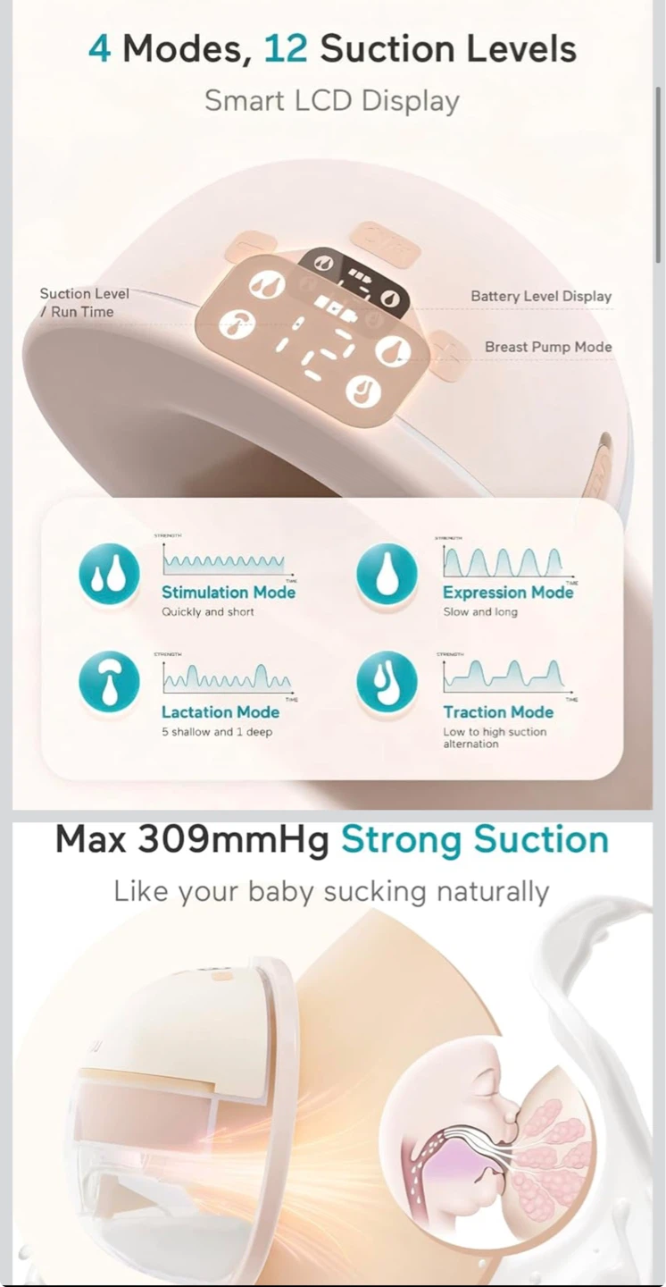 Paruu Wearable Double Electric Breast Pump - photo 2