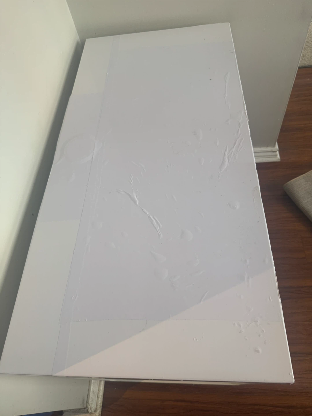 IKEA White Desk with 2 Drawers - photo 5
