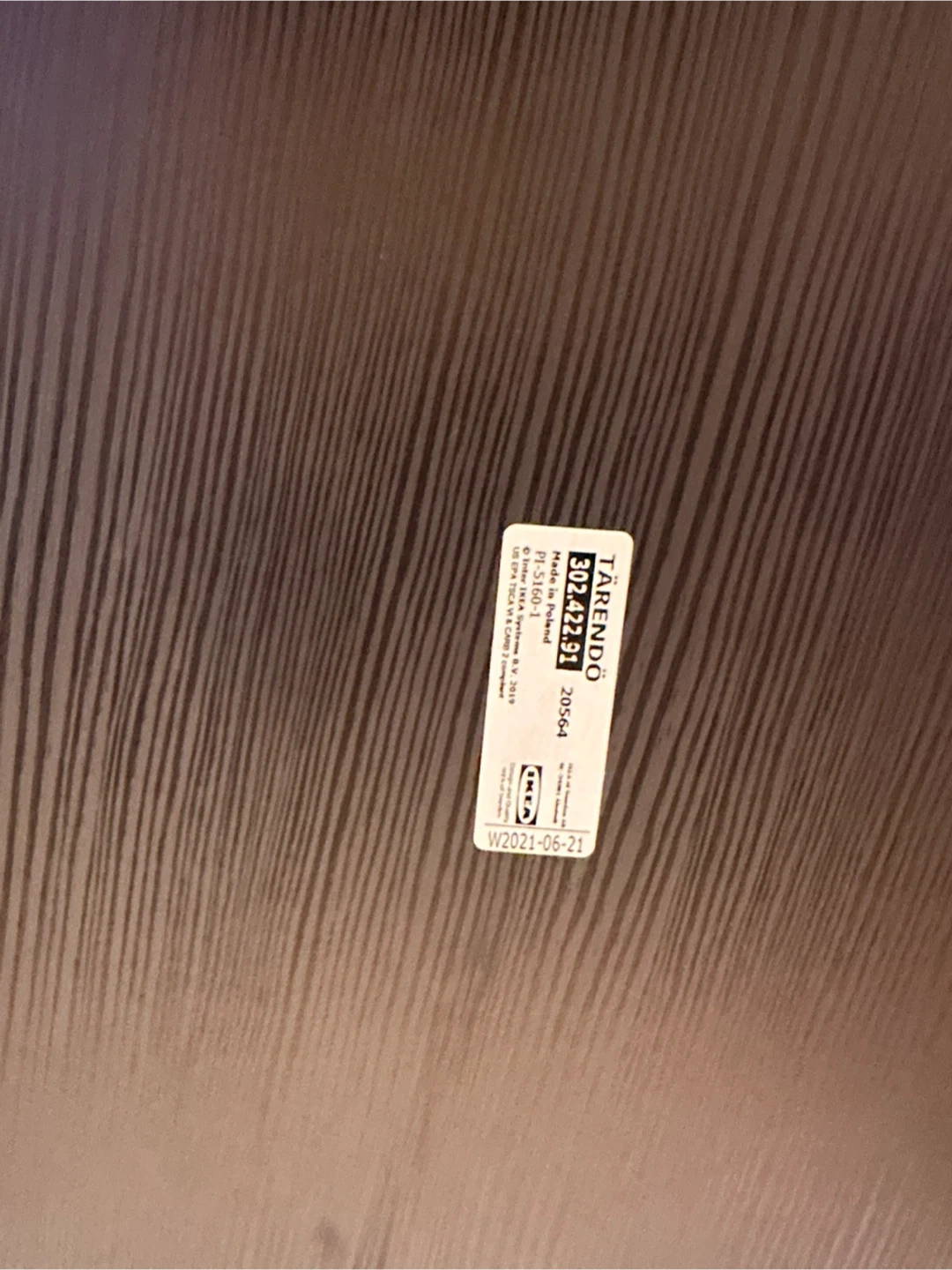 IKEA TÄRENDÖ Black Dining Table (w 2 free chairs) - photo 3