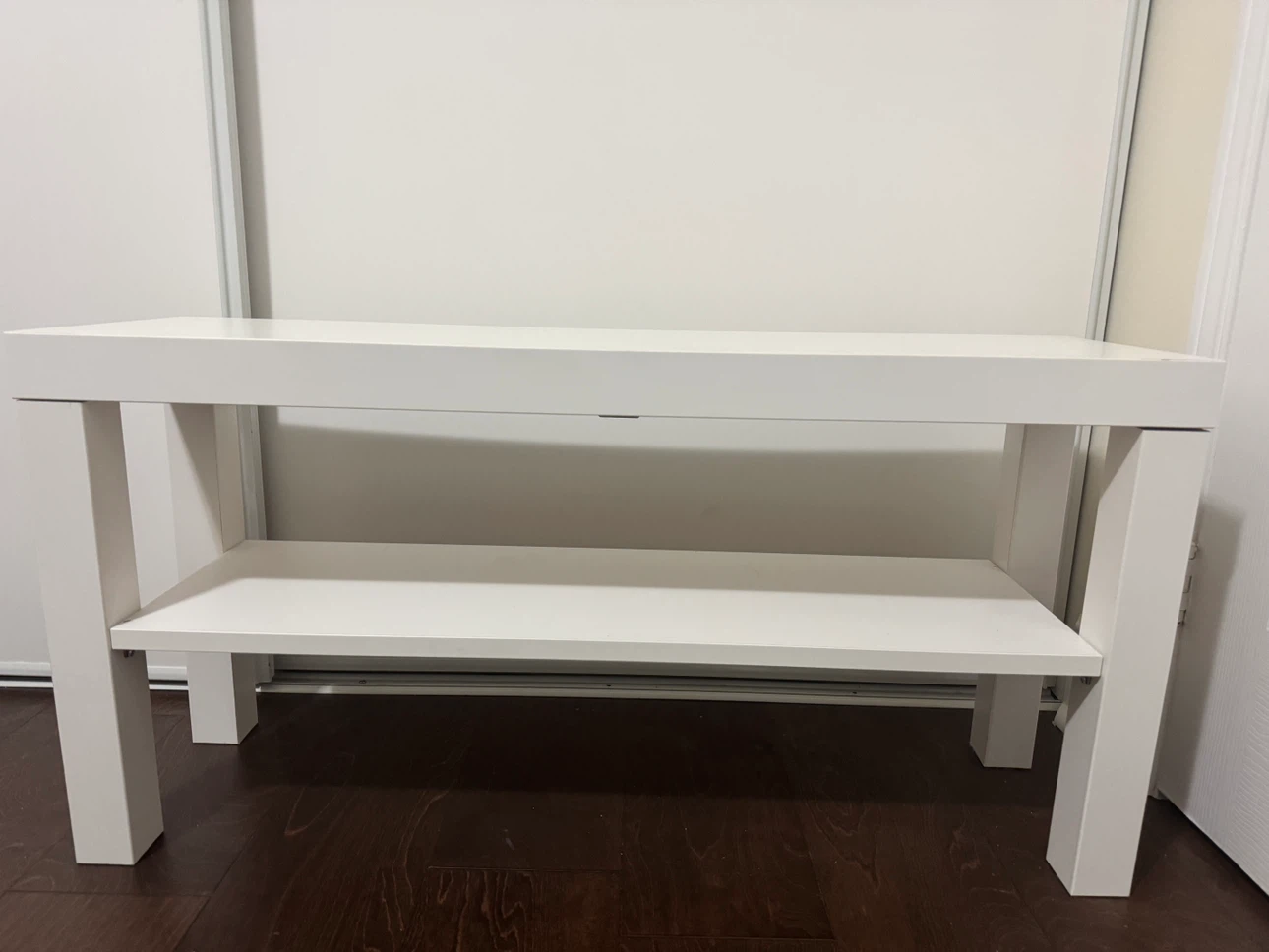 IKEA White TV Bench / Console Table – Great Condition - photo 2