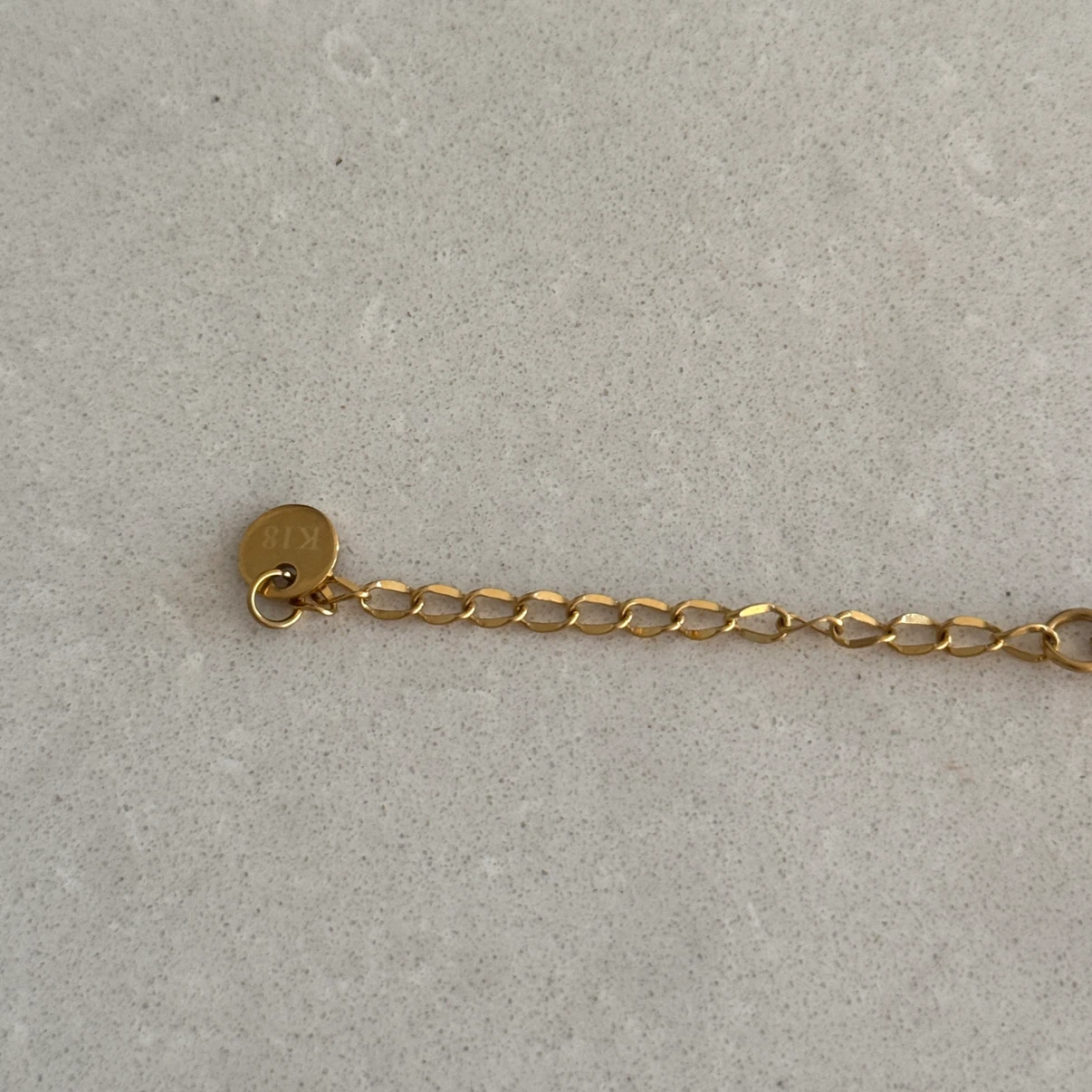 Stainless steel lock charm bracelet - photo 3