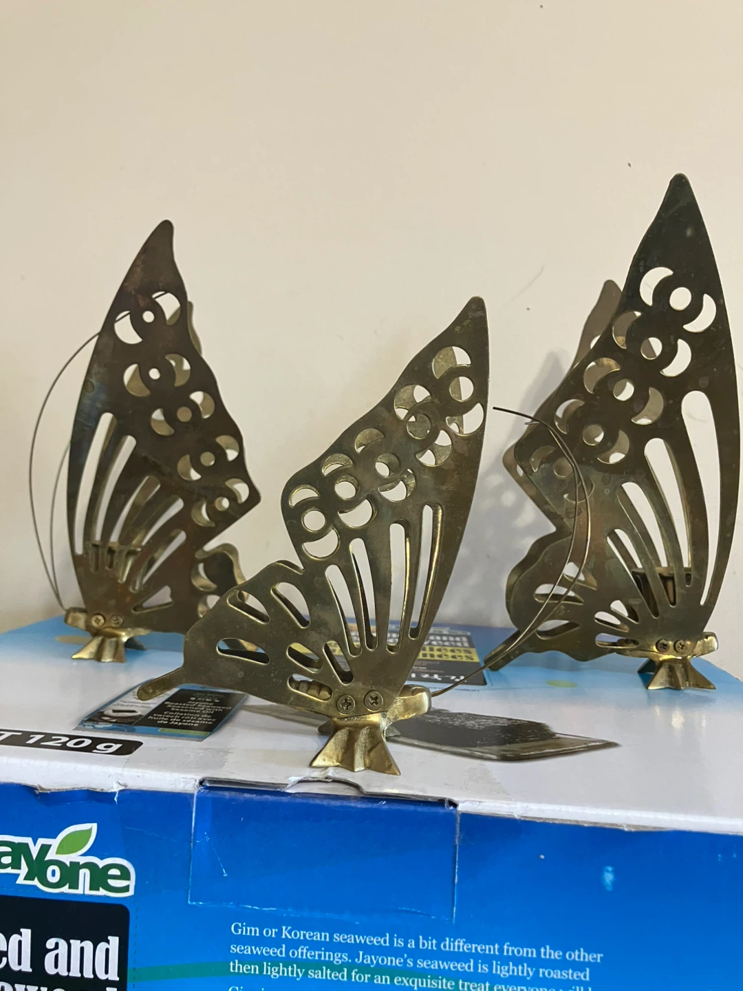 Vintage Metal Floral Sculptures - Set of 3 - photo 2