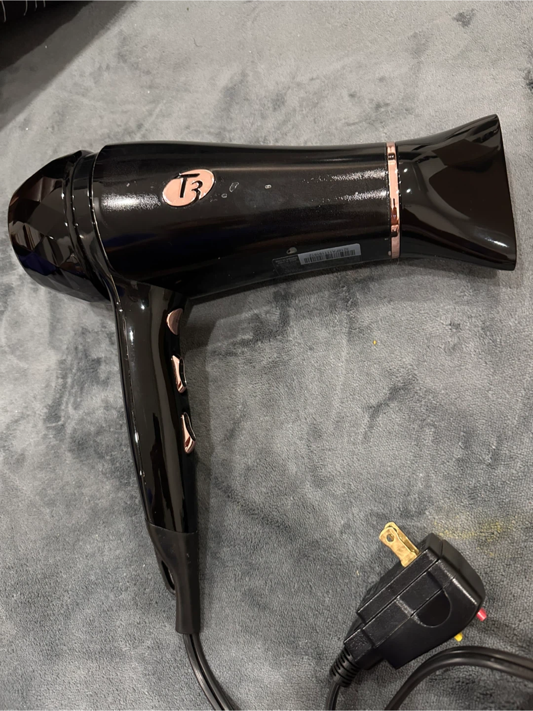 T3 Black Hair Dryer