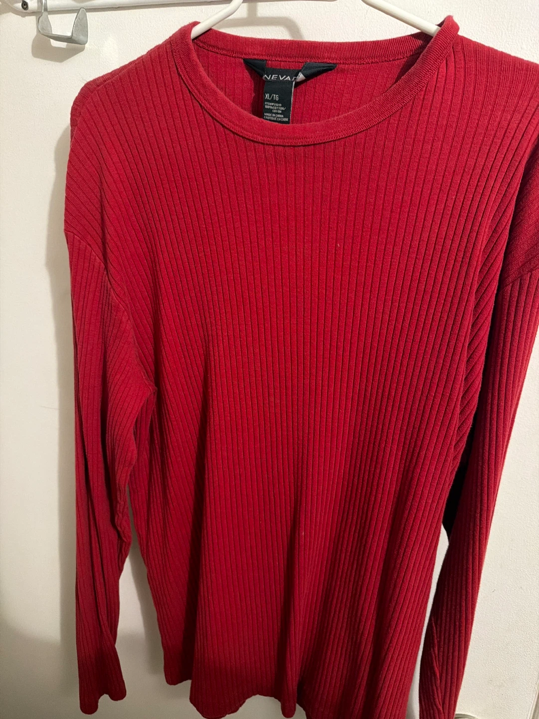 NEVA Long Sleeve Ribbed Sweater XL