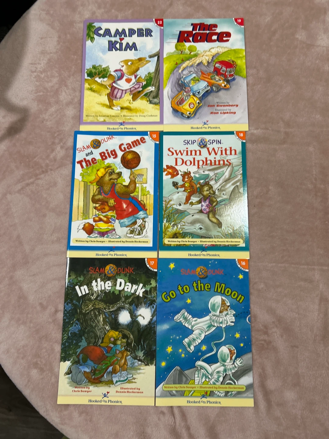 Hooked on Phonics books - 6 Book Set