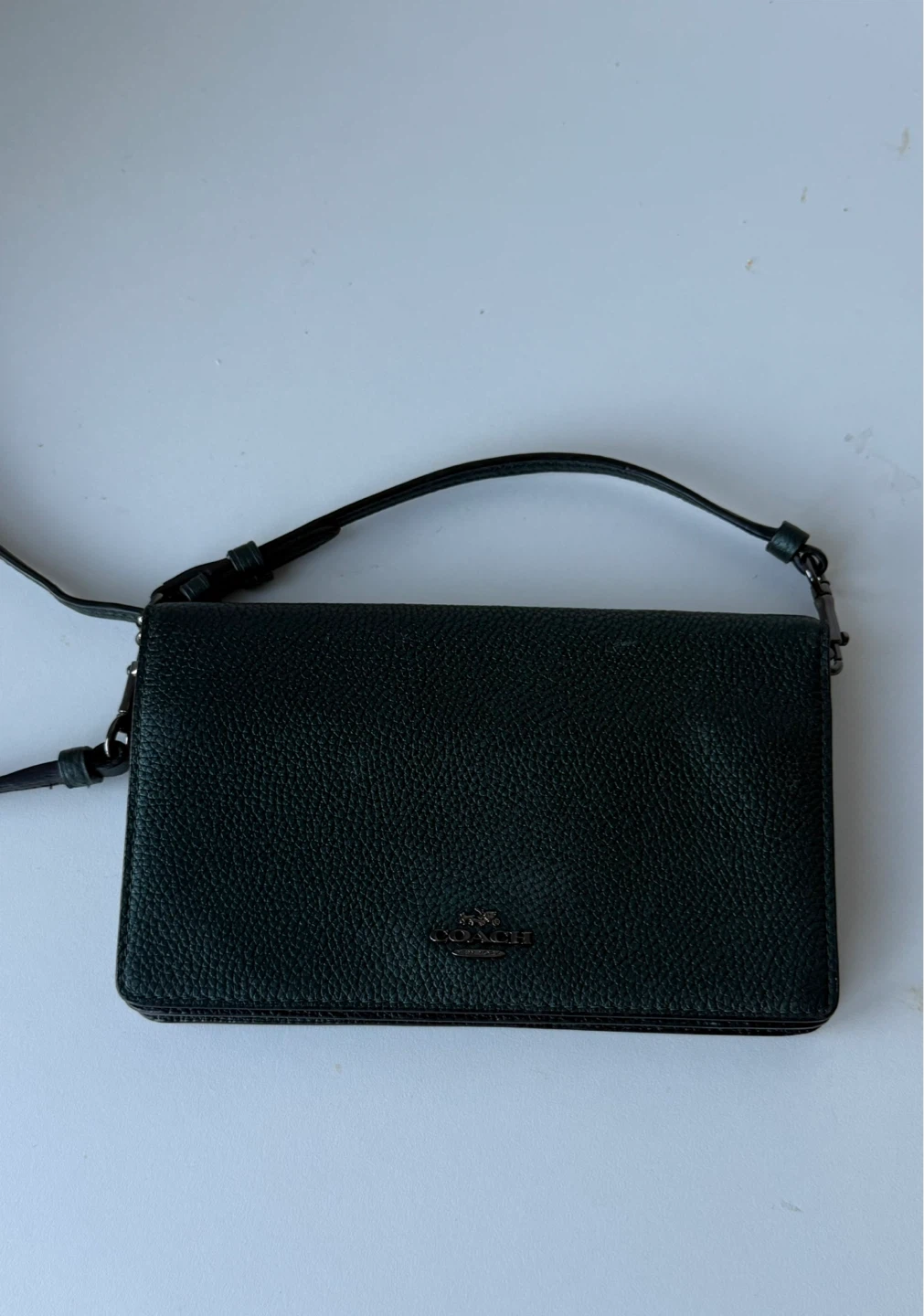 Coach Wallet on Chain - Dark Green