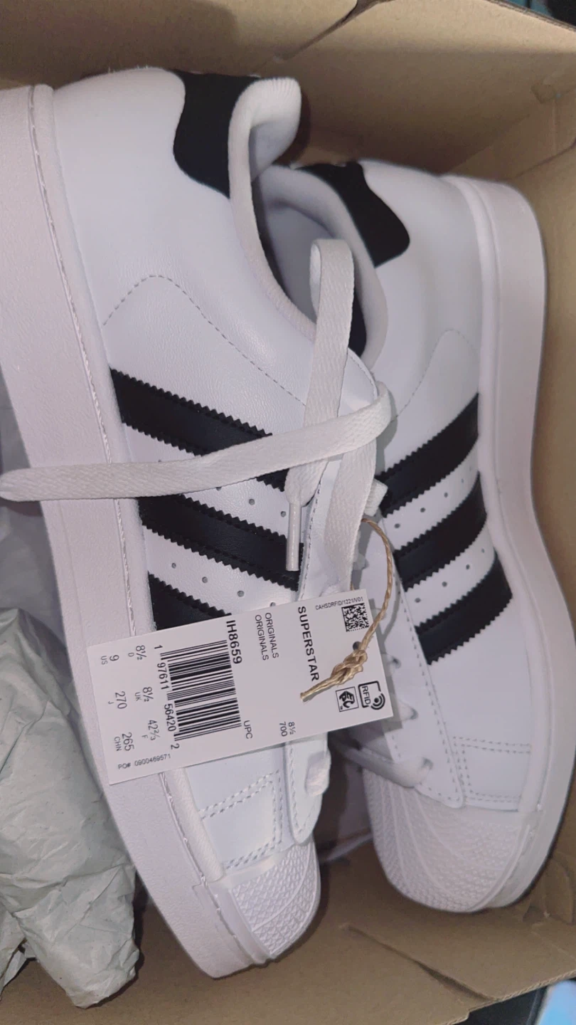 Brand New Adidas Superstars (Size 9.5) - Box Included ( Woman)