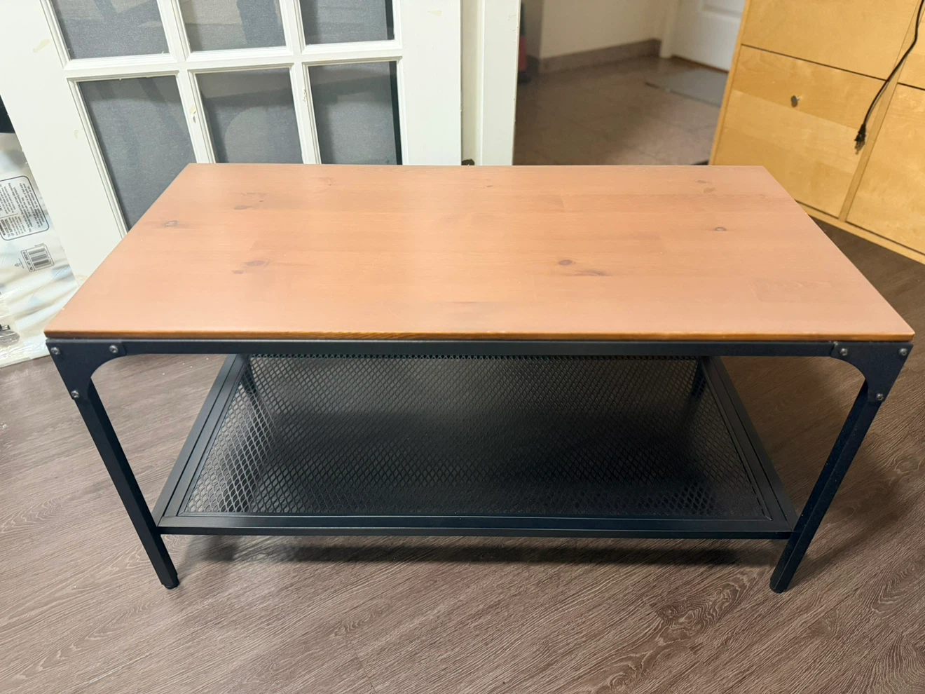 Coffee Table with Storage Shelf - photo 2