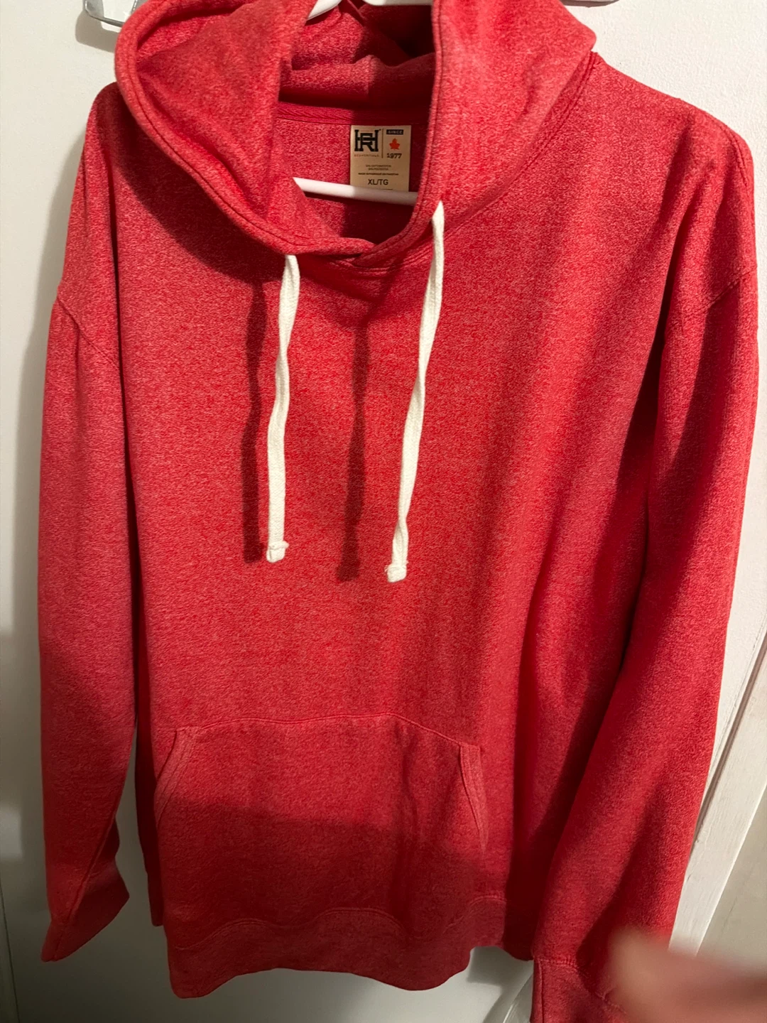 Red Heathered Hoodie - XLTG