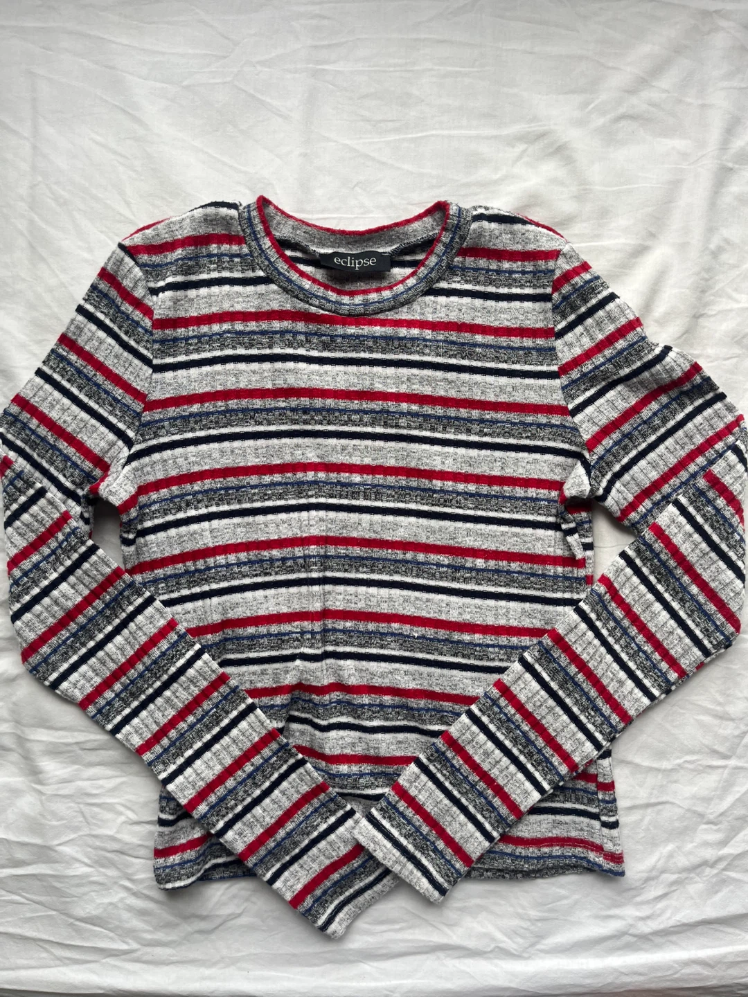 Eclipse Striped Long Sleeve Top