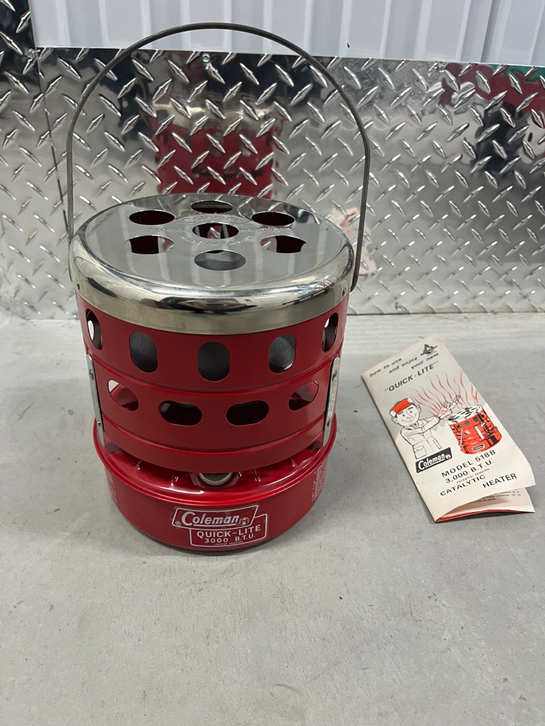 Coleman Quick-Lite Catalytic Heater Model 518B