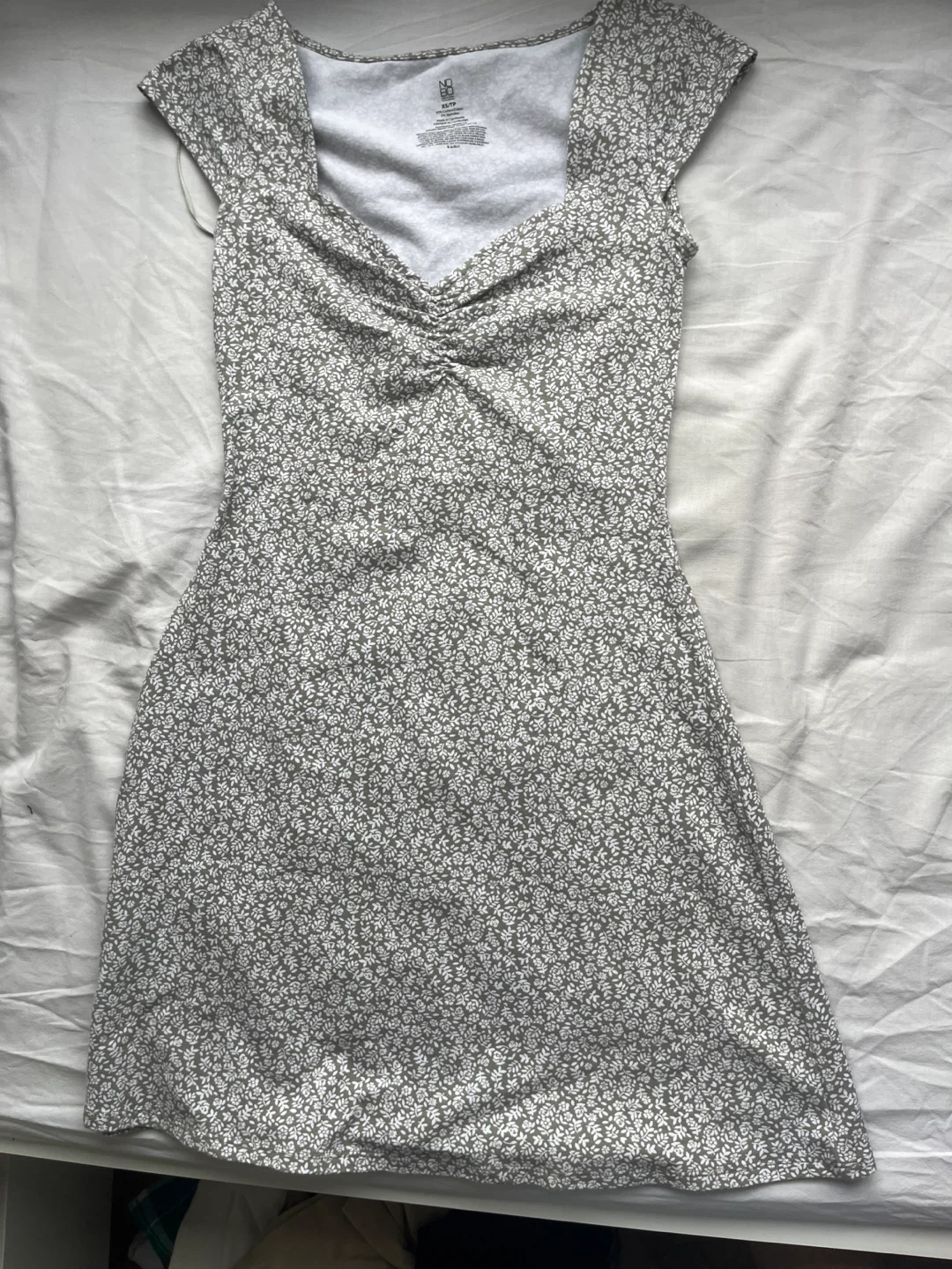 No Boundaries Floral Ruched Dress