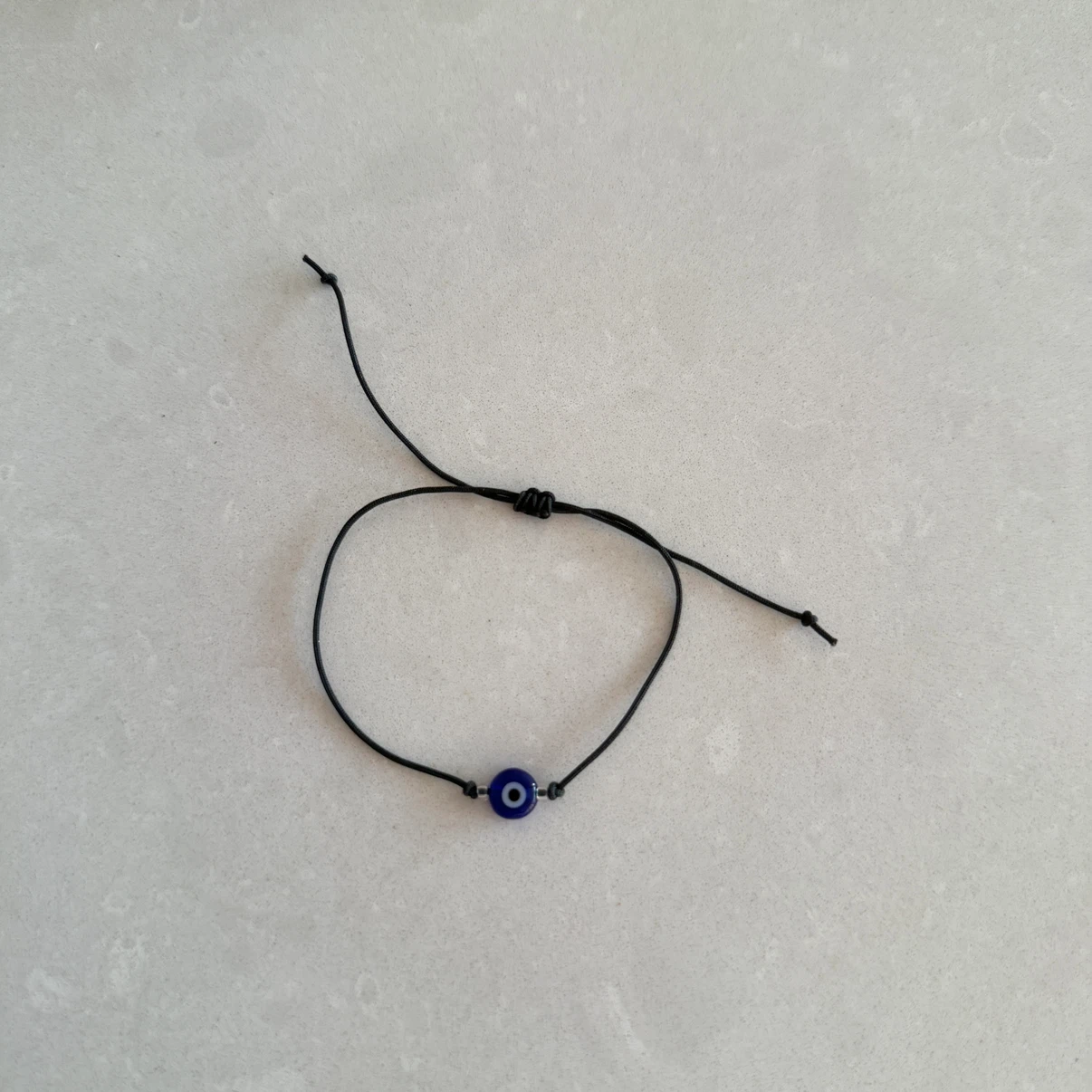 Evil Eye Bracelet - Black Cord