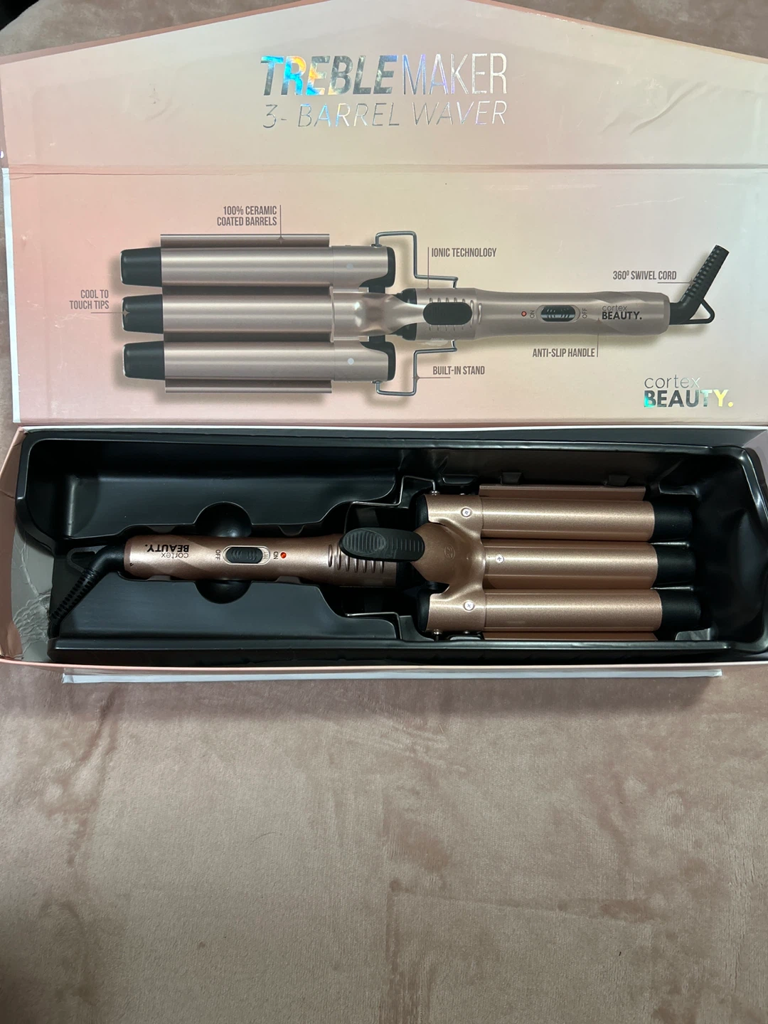 Cortex Beauty Treble Maker 3-Barrel Waver