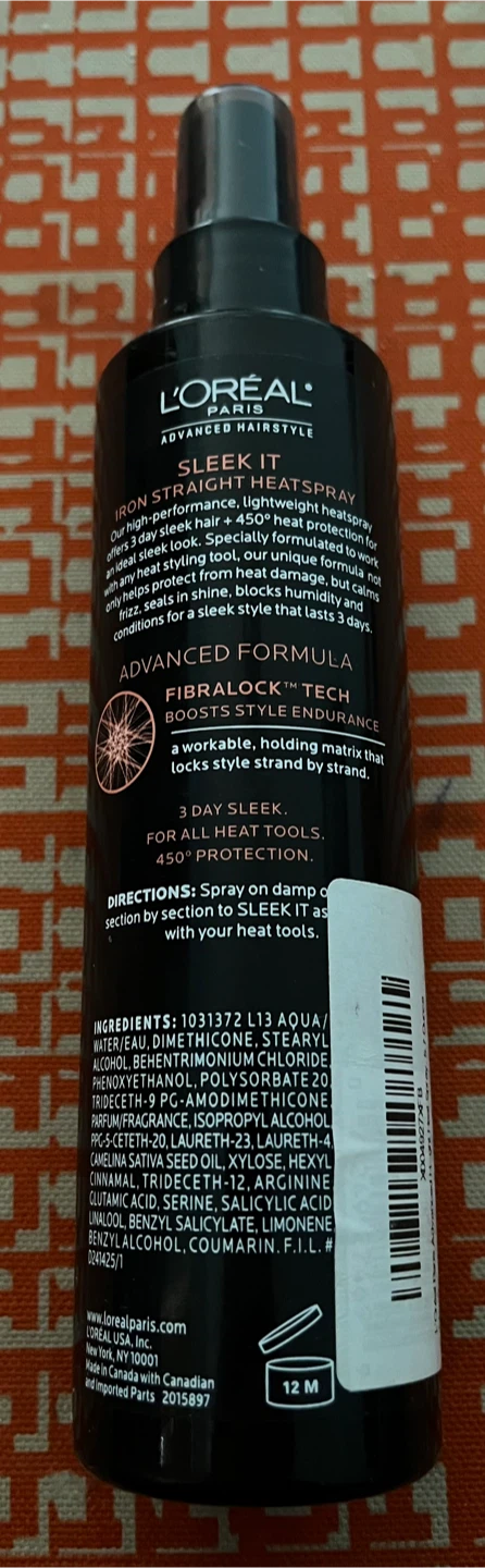 L'Oréal Paris Sleek It Iron Straight Heat Spray - 170 ml - photo 2