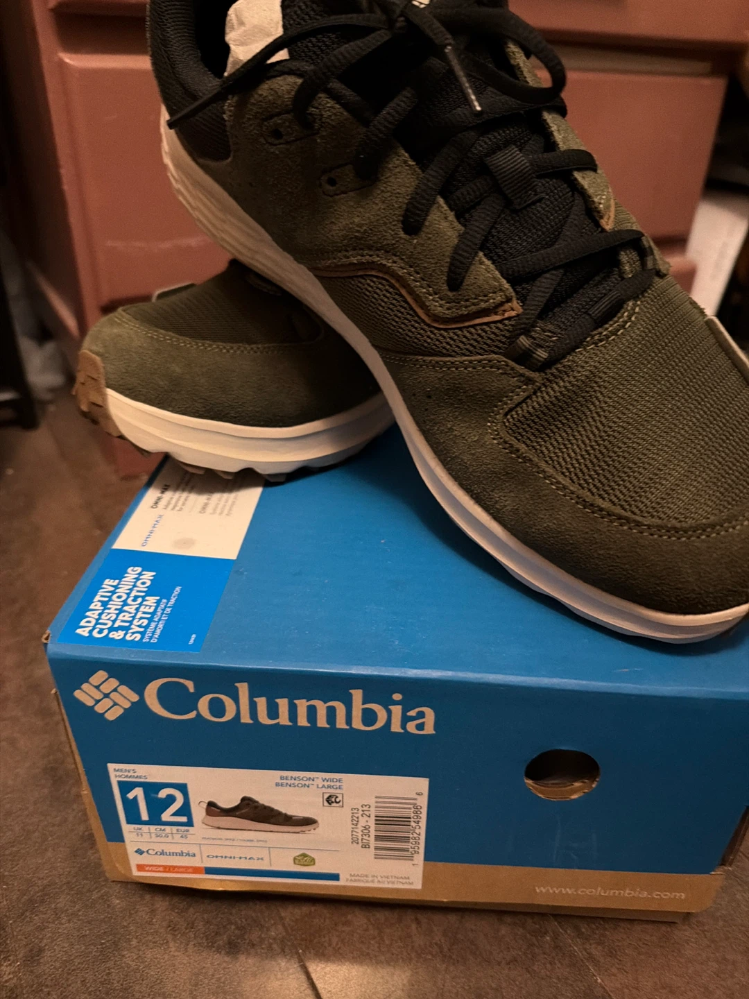 Columbia Men's Hiking Shoes Size 12