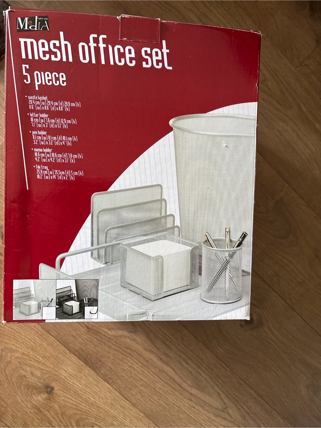 Media Mesh Office Set - 5 Piece
