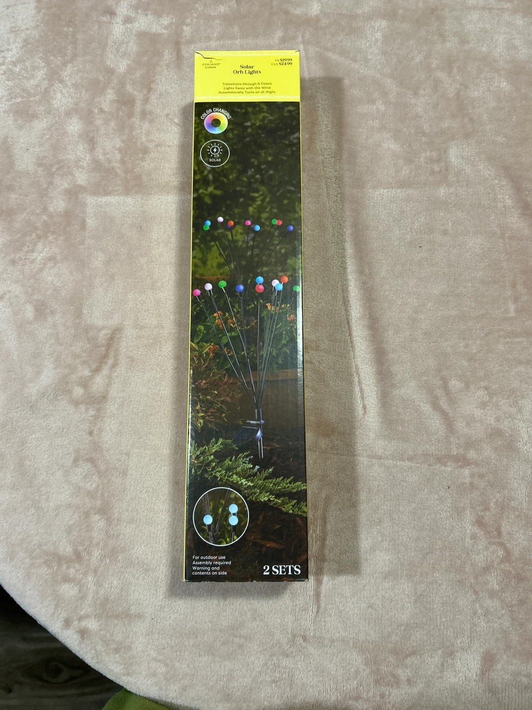 Solar Orb Lights - 2 Sets