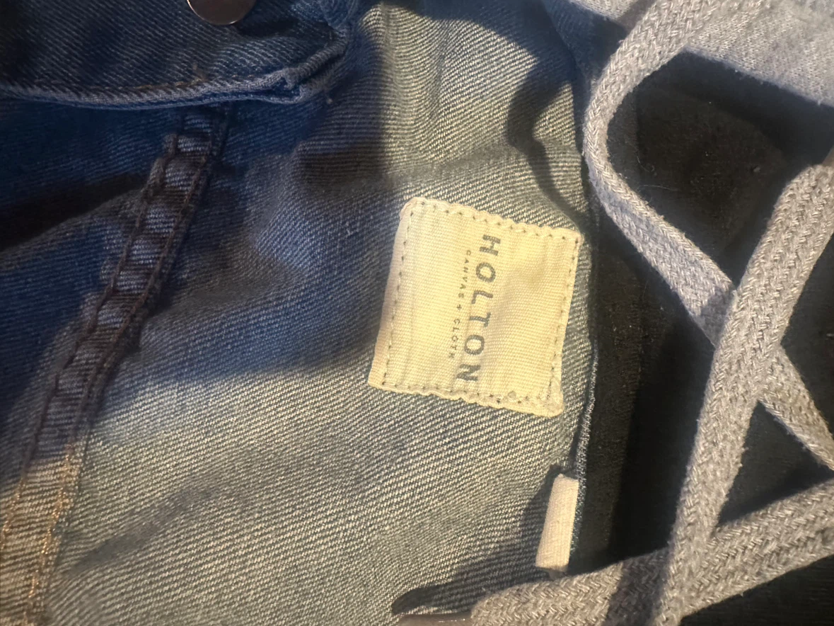 Holton Denim Jacket with Grey Hood - photo 2