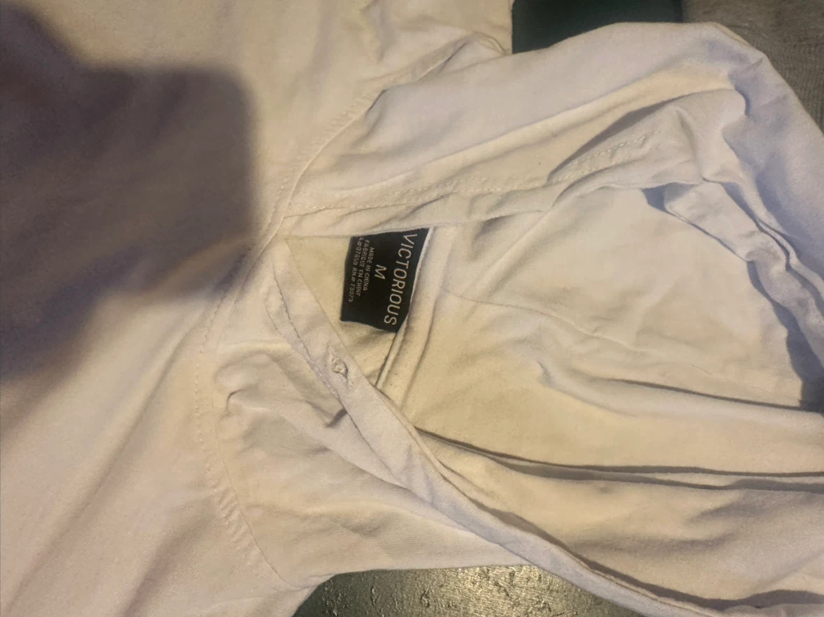 Victorious White Hoodie with Camo Bottom - Size M - photo 2