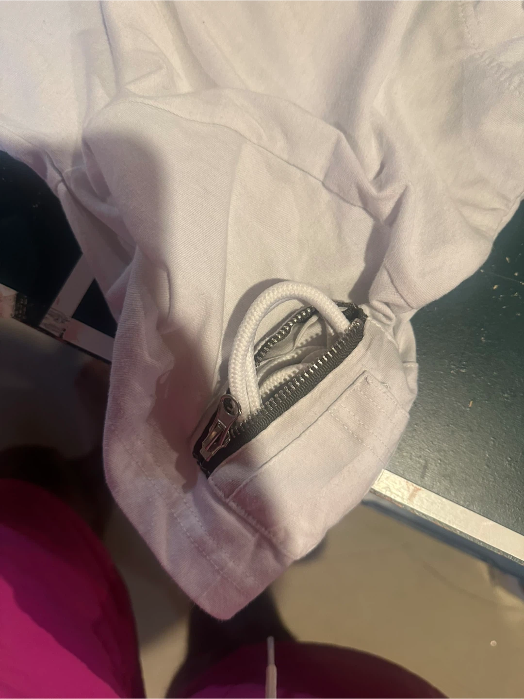 Victorious White Hoodie with Camo Bottom - Size M - photo 3
