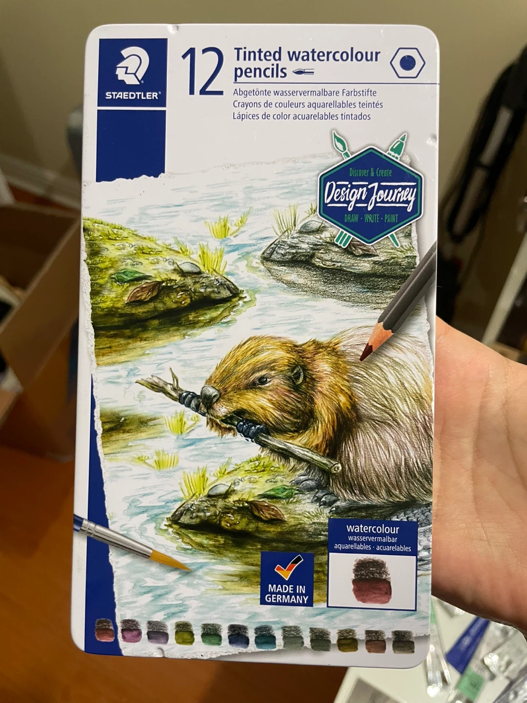 Staedtler 12 Tinted Watercolour Pencils
