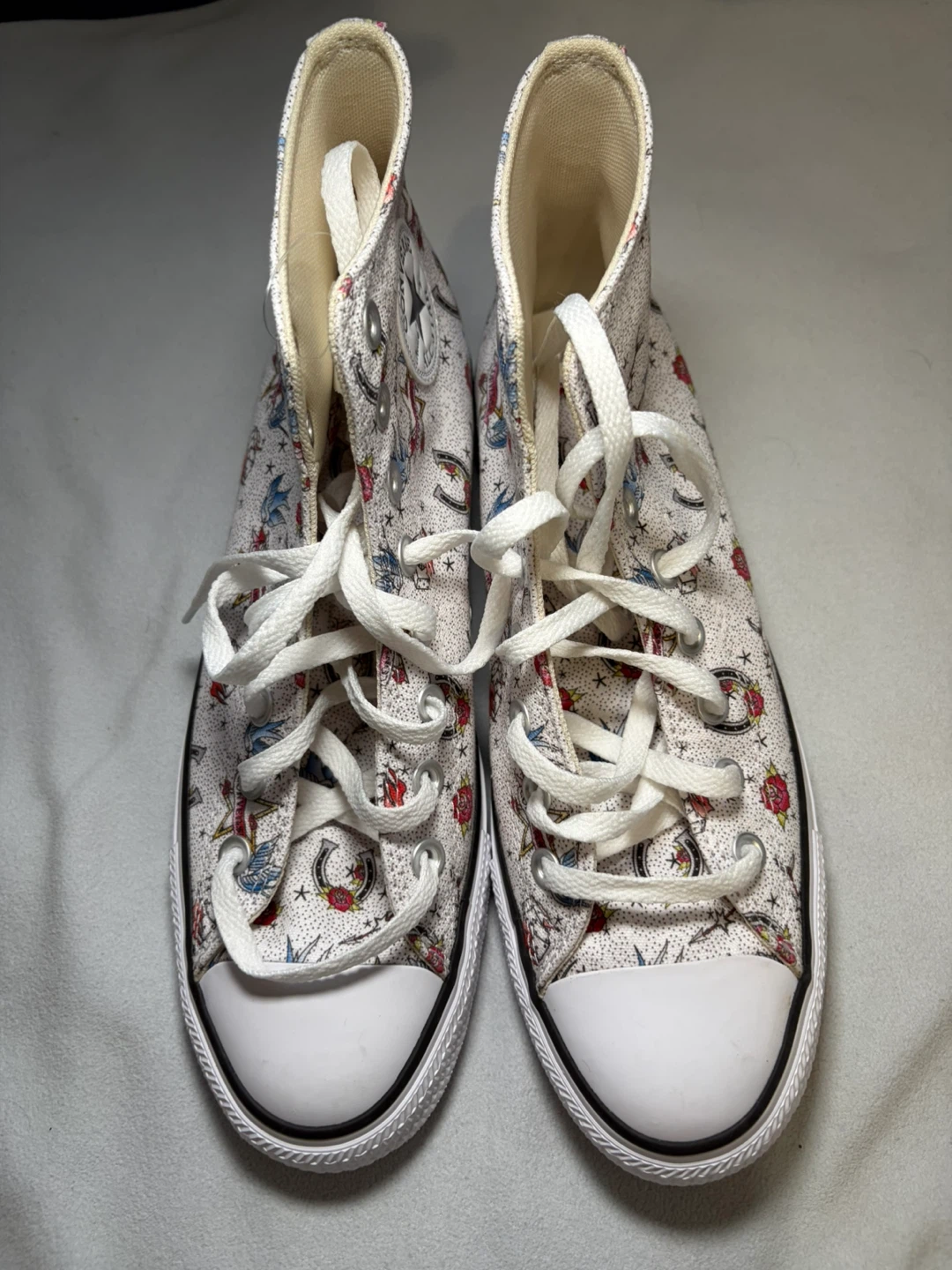 Converse Chuck Taylor All Star Tattoos High-Top Sneaker M 8 W 10 - photo 4