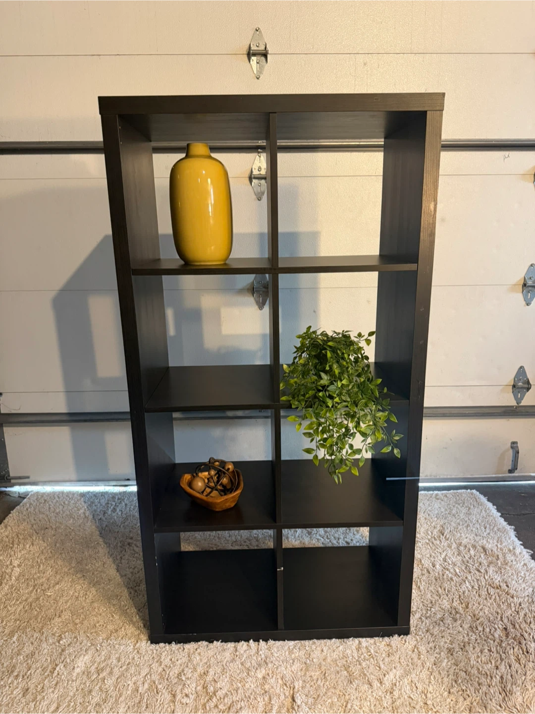 Black bookshelf