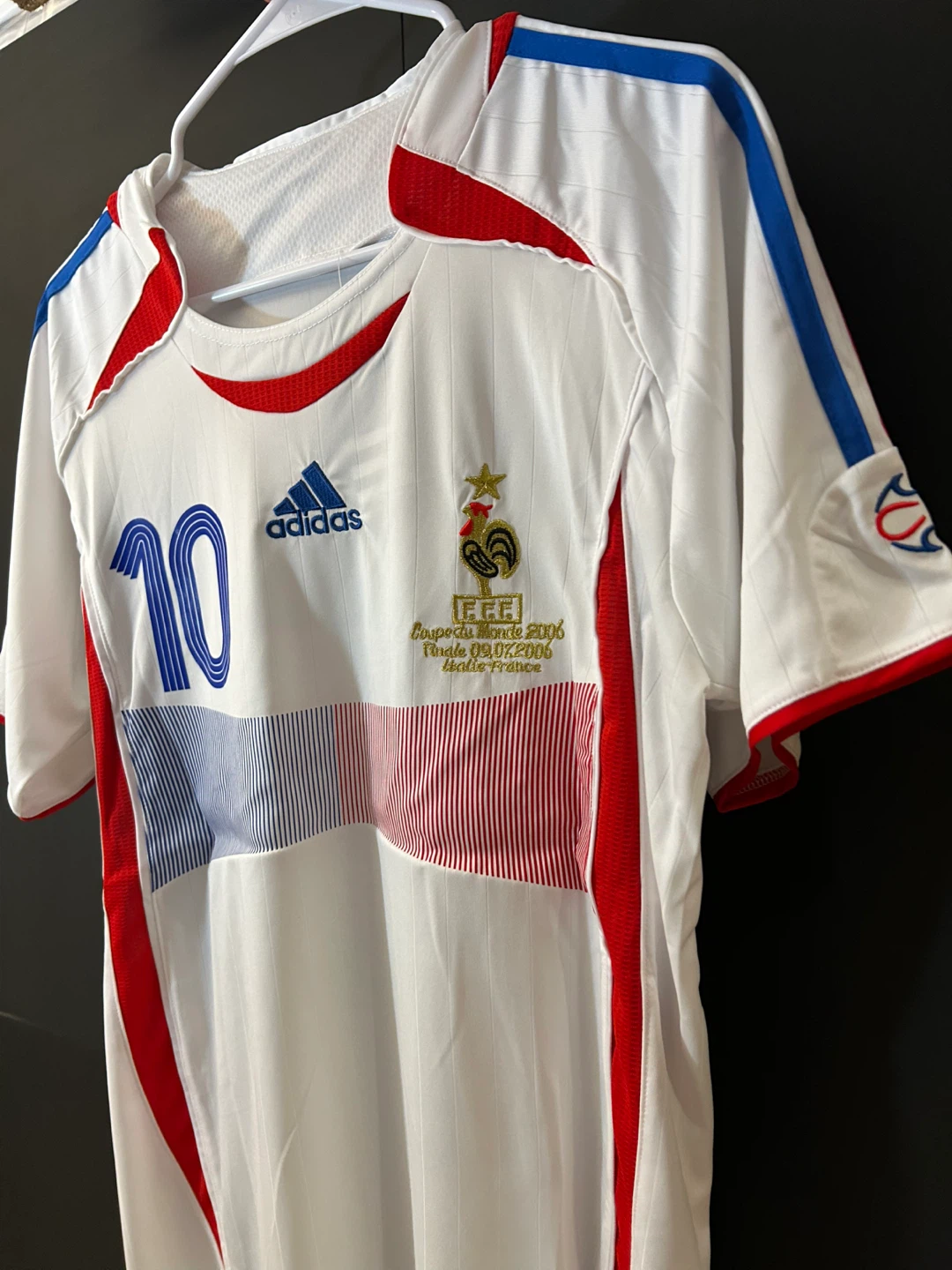 2006 France Zidane 10 Soccer Jersey - photo 3