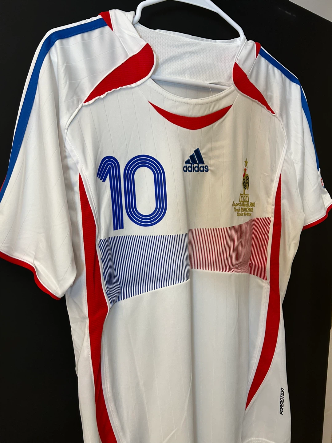2006 France Zidane 10 Soccer Jersey - photo 4