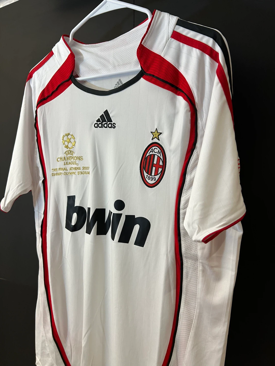 AC Milan Pirlo 21 Champions League Final 2007 Jersey - photo 3