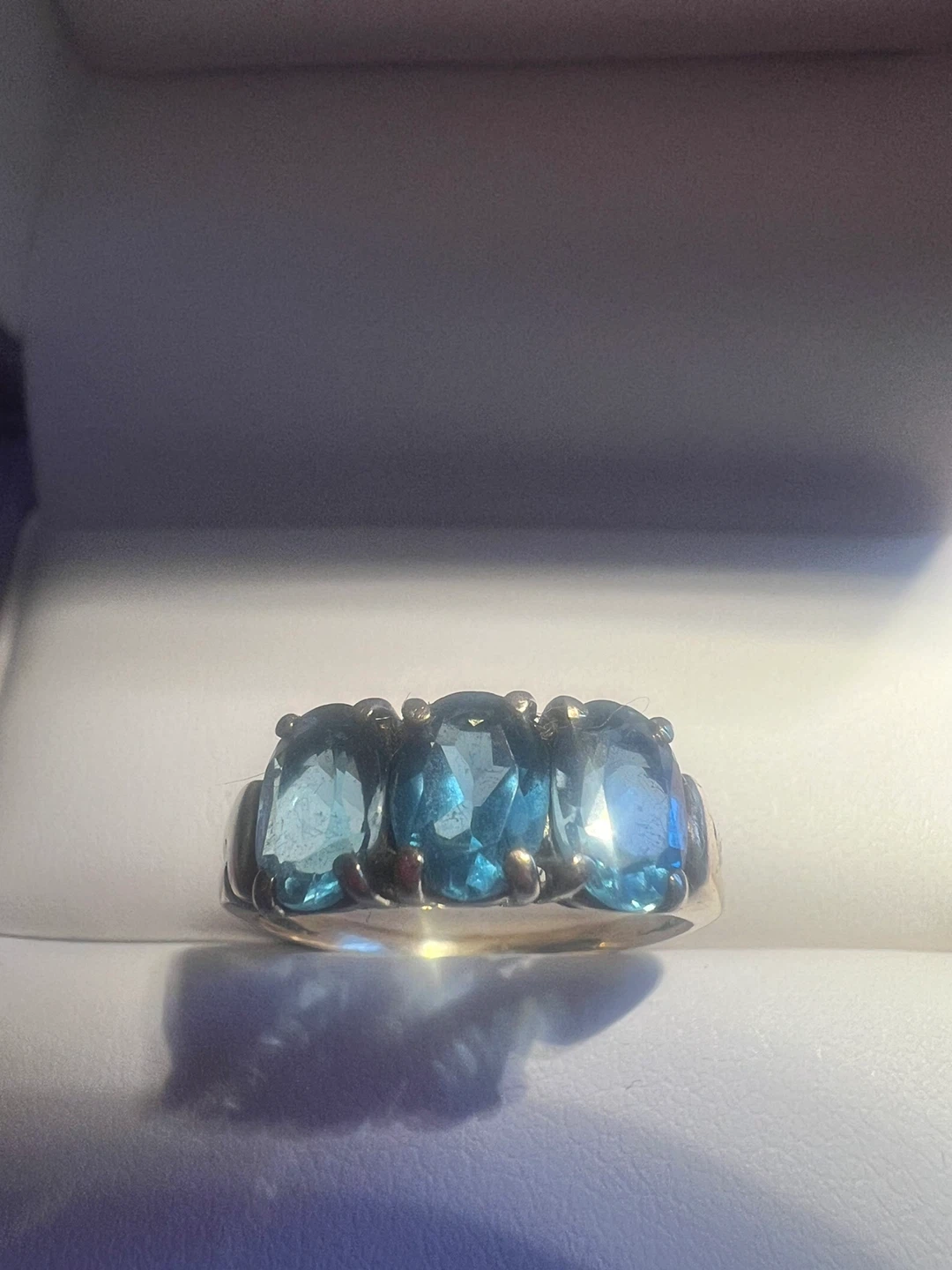 10 k  Blue topaz Ring - photo 2