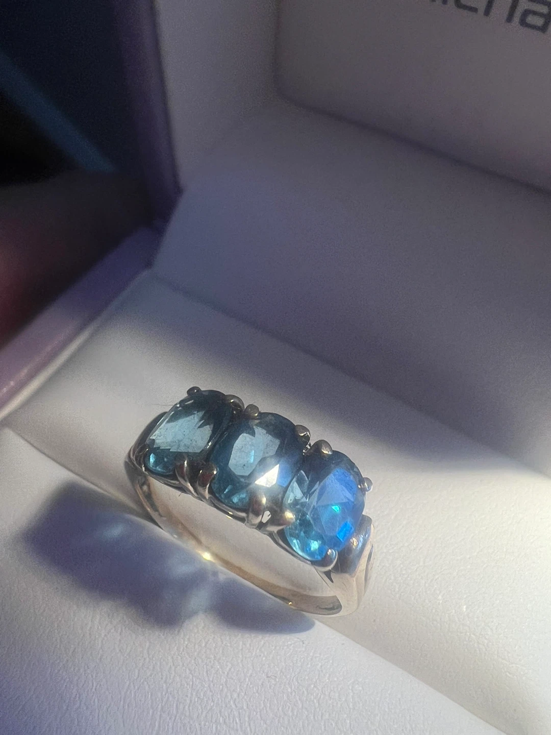 10 k  Blue topaz Ring - photo 3