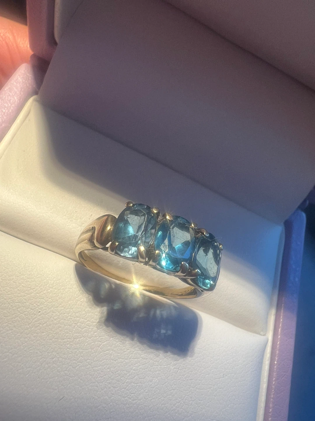 10 k  Blue topaz Ring - photo 5