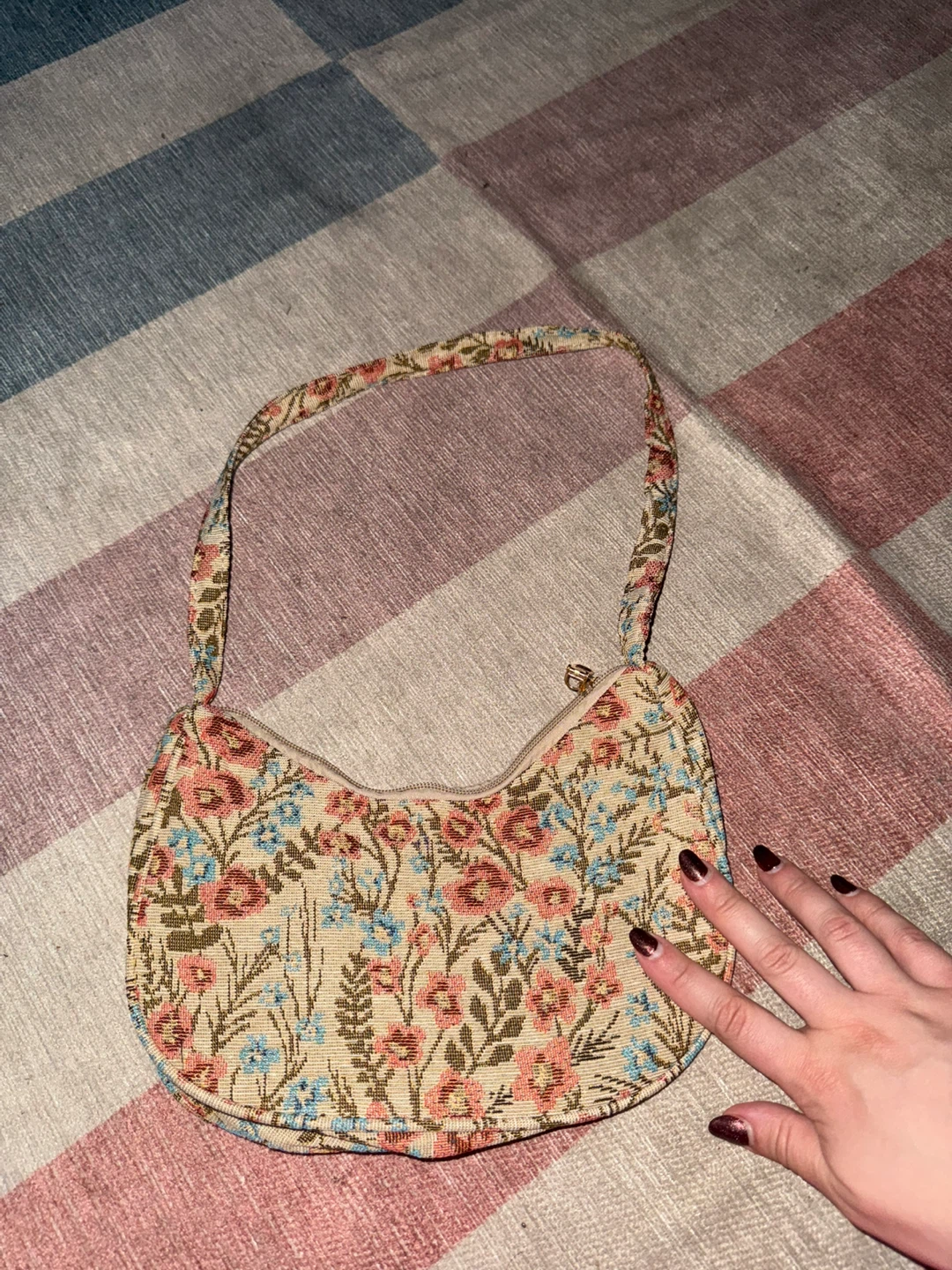 Floral Tapestry Shoulder Bag - photo 2