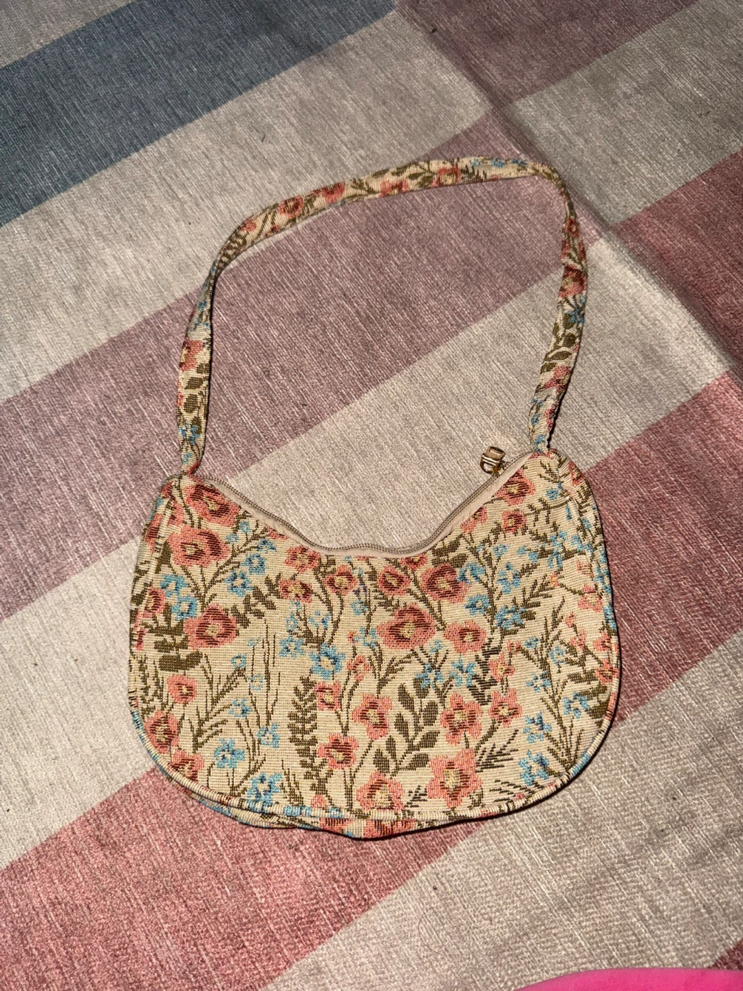 Floral Tapestry Shoulder Bag - photo 3