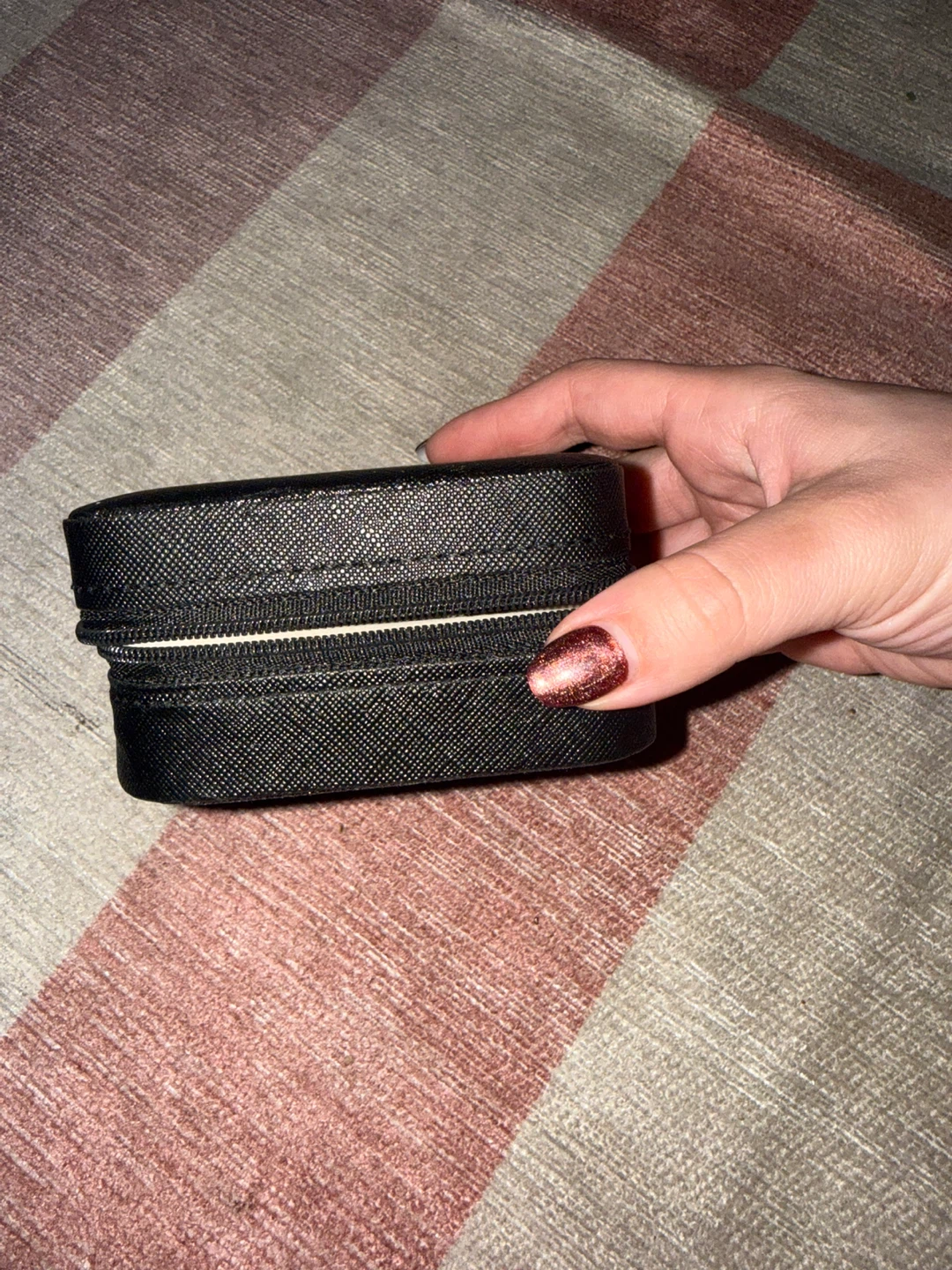 Black Travel Jewelry Organizer Case Box - photo 2