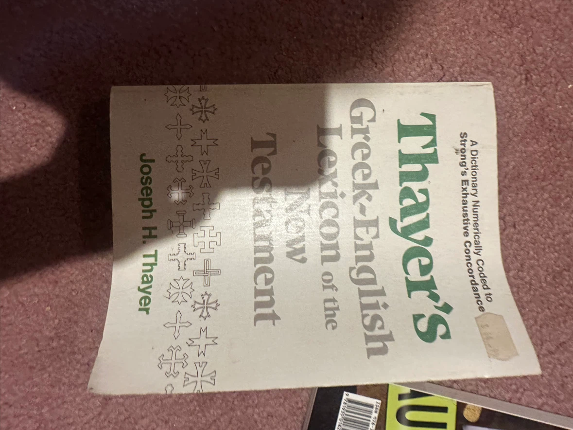 Thayer's Greek-English Lexicon of the New Testament