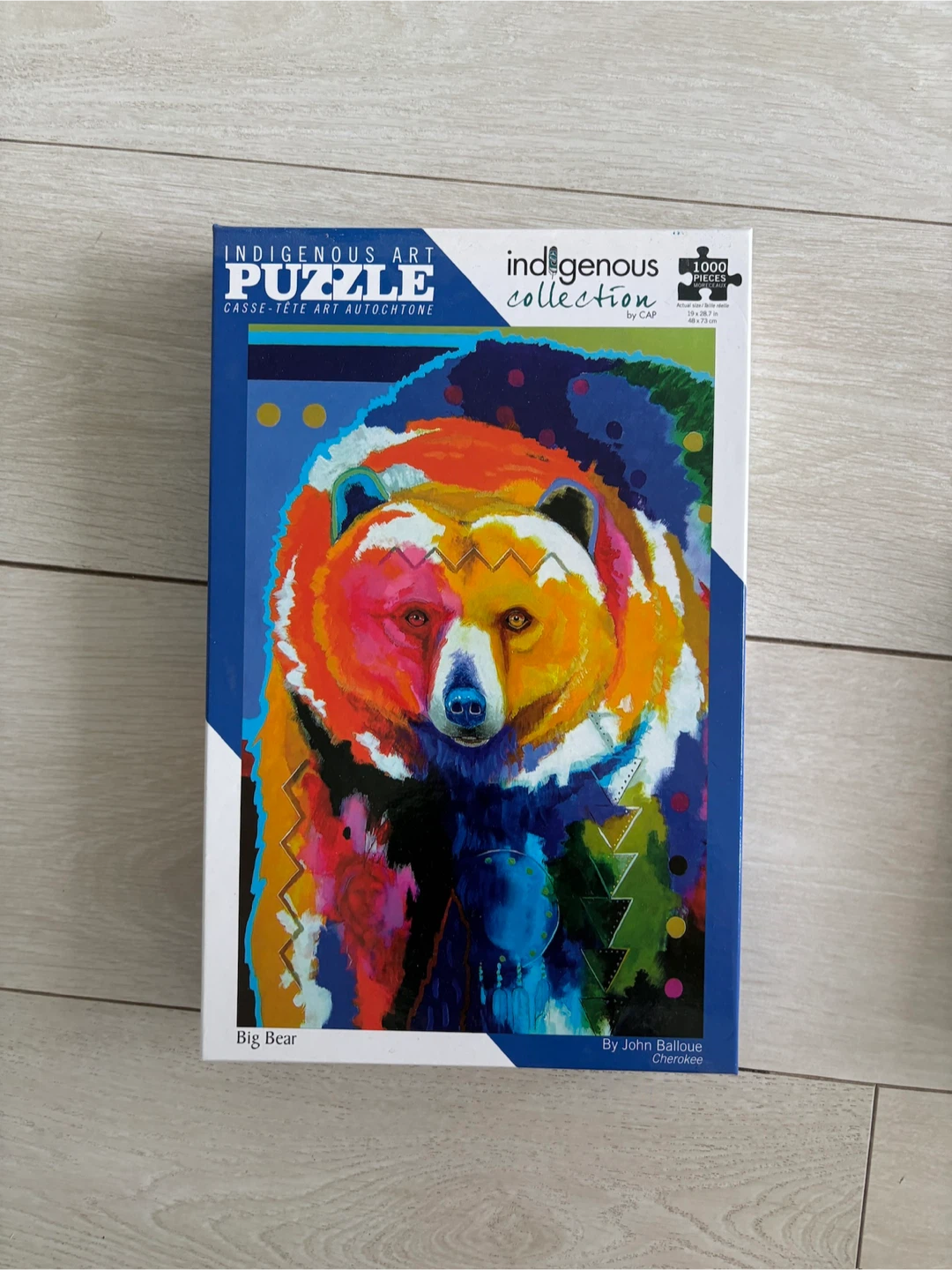 NEW Indigenous Art Puzzle - Big Bear - 1000 Pieces