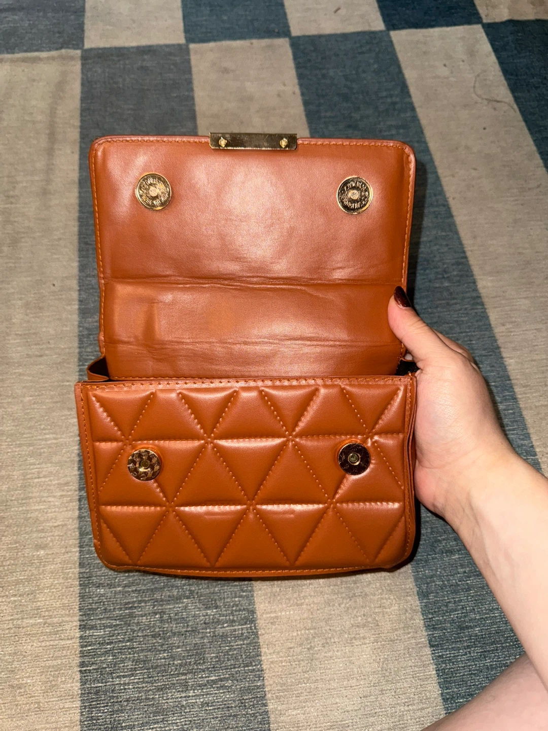 Brown Quilted Shoulder Bag - photo 3